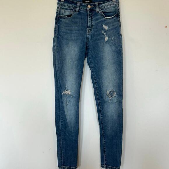 VERVET Distressed Skinny Jeans Sz 26 - Picture 1 of 8
